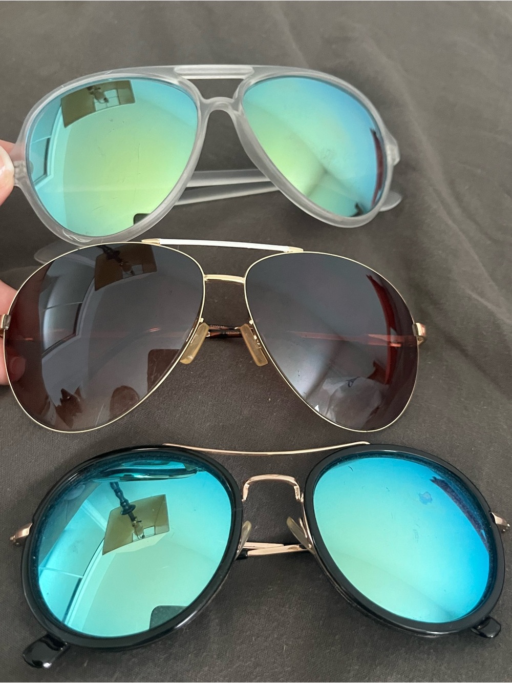Bundle of 3 Aviator Sunglasses